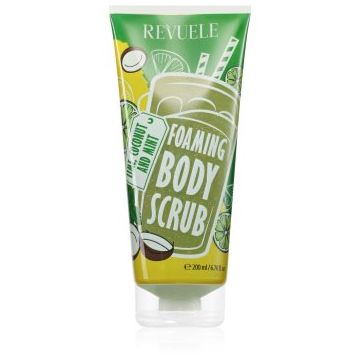 Revuele Foaming Body Scrub Lime, Coconut and Mint exfoliant pentru corp