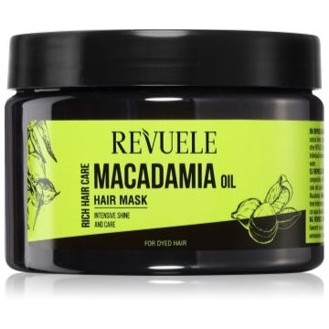 Revuele Macadamia Oil Hair Mask mască hrănitoare pentru păr vopsit