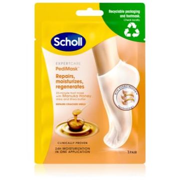 Scholl Pedimask™ Manuka Honey mască hrănitoare profundă pentru picioare