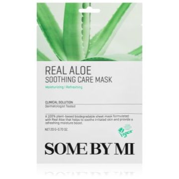 Some By Mi Clinical Solution Aloe Soothing Care Mask mască textilă calmantă