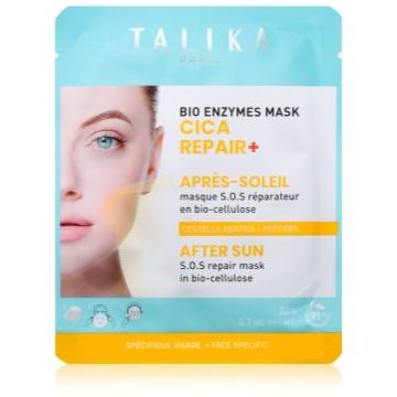 Talika Bio Enzymes Cica Repair After Sun mască textilă calmantă dupa expunerea la soare