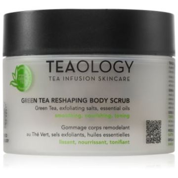 Teaology Green Tea Reshaping Body Scrub exfoliant de corp pentru matifiere