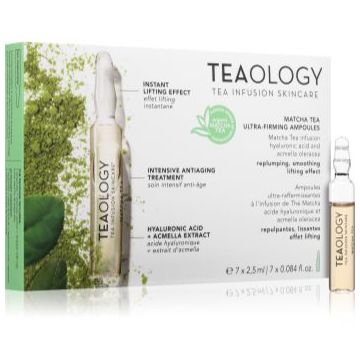 Teaology Matcha Tea Ultra-Firming Ampoules fiolă pentru hidratare si fermitate