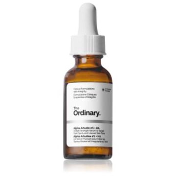 The Ordinary Alpha Arbutin 2% + HA ser facial cu efect iluminator cu acid hialuronic