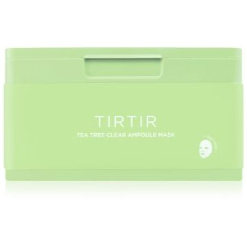TIRTIR Ampoule Mask Tea Tree Clear mască textilă calmantă pentru pielea problematica