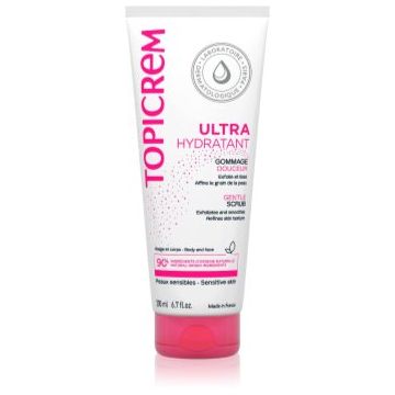 Topicrem UH BODY Gentle Scrub exfoliant delicat pentru corp pentru piele sensibila
