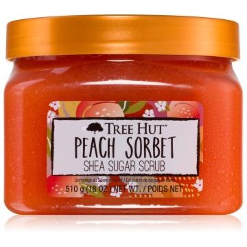 Tree Hut Peach Sorbet exfoliant de corp cu zahăr