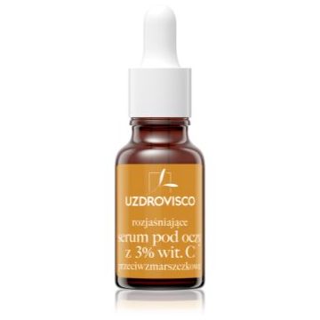 Uzdrovisco Eyebright Brightening Eye Serum ser pentru ochi, cu efect de iluminare cu vitamina C