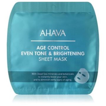 AHAVA Time To Smooth mască textilă iluminatoare antirid