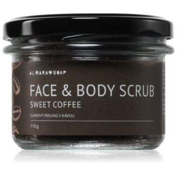 Almara Soap Face & Body Scrub exfoliant din zahar corp si fata