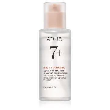 Anua Rice 7 Ceramide Hydrating Barrier Serum ser de piele intens hidratant reface bariera protectoare a pielii
