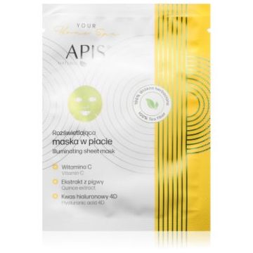 Apis Natural Cosmetics Home Spa masca iluminatoare faciale