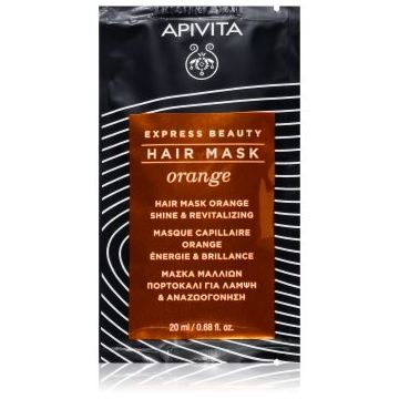 Apivita Express Beauty Hair mask Shine Orange Mască de păr cu efect revitalizant