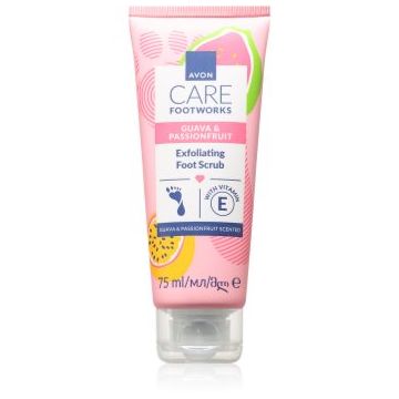 Avon Care Guava & Passionfruit crema delicata pentru exfoliere pentru picioare