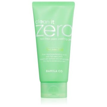 Banila Co. clean it zero Tea Tree Pore Peeling Gel gel calmant si exfoliant pentru pori dilatati