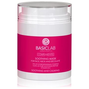 BasicLab Dermocosmetics Complementis masca calmanta pentru piele iritata si inrosita