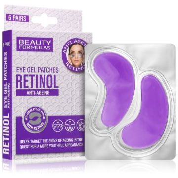 Beauty Formulas Retinol tampoane cu gel împotriva ridurilor de sub ochi cu retinol