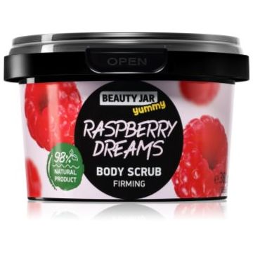 Beauty Jar Yummy Raspberry Dreams gel de dus exfoliant pentru fermitate