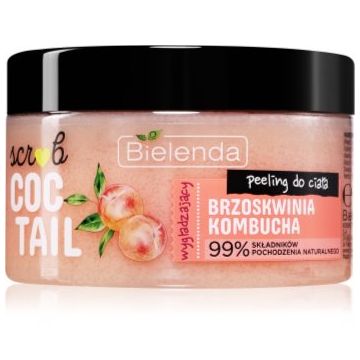 Bielenda Coctail Scrub Peach + Kombucha exfoliant pentru corp cu efect de hidratare