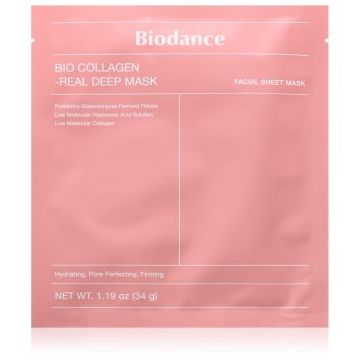 Biodance Bio-Collagen Real Deep Mask mască intensă cu hidrogel hidrateaza pielea si inchide porii
