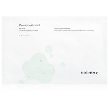 celimax The Real Cica mască intensă cu hidrogel pentru netezirea pielii
