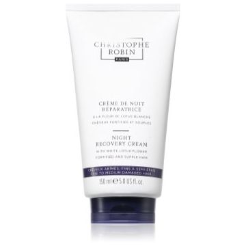Christophe Robin Night recovery light cream crema regeneratoare de noapte pentru păr