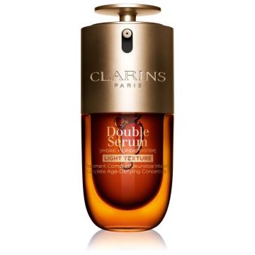 Clarins Double Serum Light Texture ser intensiv împotriva îmbătrânirii pielii