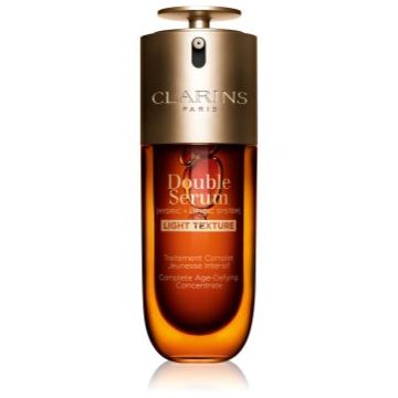 Clarins Double Serum Light Texture ser intensiv împotriva îmbătrânirii pielii