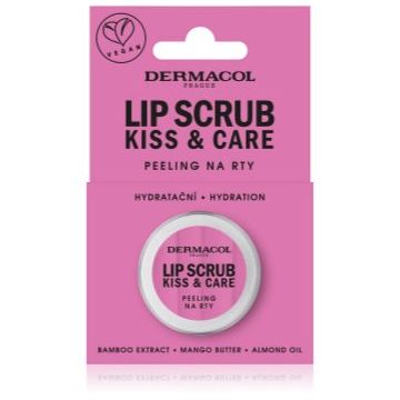 Dermacol Kiss & Care Exfoliant pentru buze din bambus