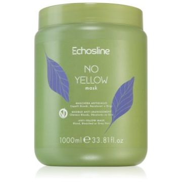 Echosline No Yellow Mask Masca de par neutralizeaza tonurile de galben
