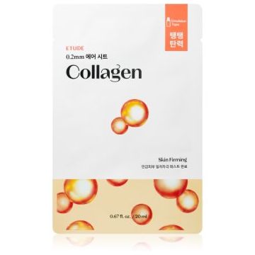 ETUDE 0.2 Therapy Air Mask Collagen mască textilă cu efect antirid pentru hidratare si fermitate