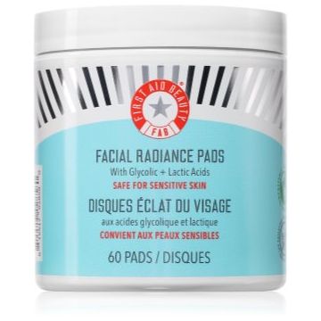 First Aid Beauty Facial Radiance Pads tampoane exfoliante pentru strălucirea și netezirea pielii