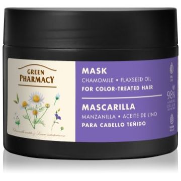 Green Pharmacy Chamomile Mask Mască intens nutritivă pentru păr uscat și poros
