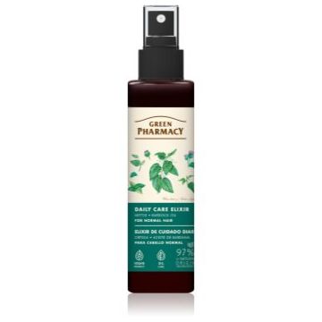 Green Pharmacy Nettle & Burdock oil Elixir ser pentru par normal