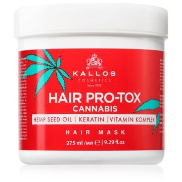 Kallos Hair Pro-Tox Cannabis masca de par regeneratoare cu ulei de canepa