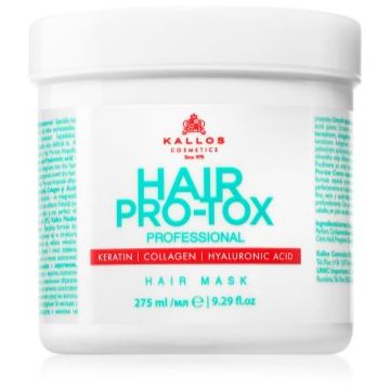 Kallos Hair Pro-Tox Masca pentru par deteriorat cu ulei de cocos, acid hialuronic si colagen