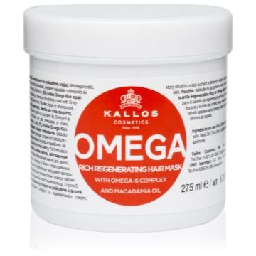 Kallos KJMN Professional Omega masca de par hranitoare cu ulei de macadamia si complex omega 6