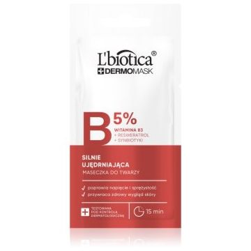L’biotica DermoMask B 5% masca faciala pentru fermitate