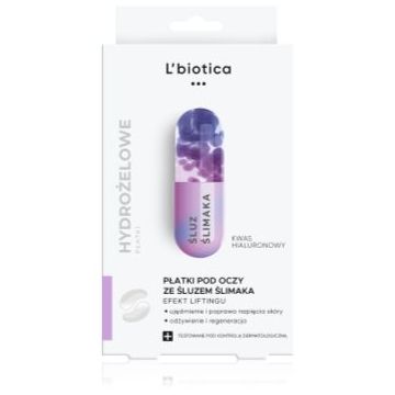 L’biotica Eye Patches Rejuvenating mască pentru ochi, cu efect de netezire extract de melc