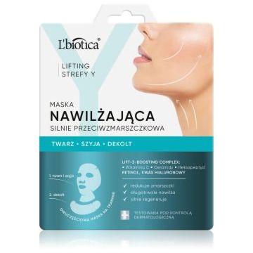 L’biotica Lifting Y Zone masca faciala hidratanta antirid
