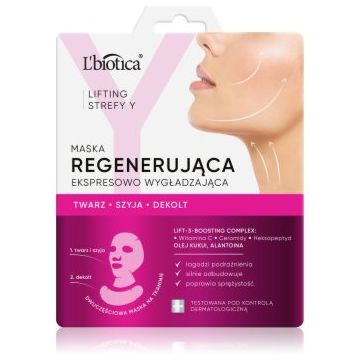 L’biotica Lifting Y Zone Masca regeneratoare cu efect de netezire