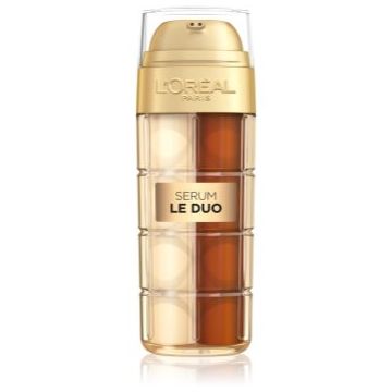 L’Oréal Paris Age Perfect Le Duo Serum ser de reîntinerire în două faze pentru strălucirea și netezirea pielii