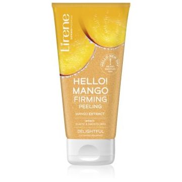Lirene Hello! Mango gel de dus exfoliant pentru fermitate cu efect de nutritiv