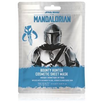 Mad Beauty Star Wars Mandalorian Silver Face Mask masca pentru celule