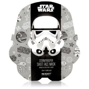 Mad Beauty Star Wars Storm Trooper mască textilă hidratantă cu extracte de ceai verde
