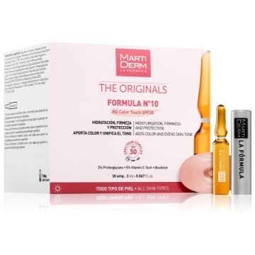 MartiDerm The Originals Formula Nº10 HD Color Touch ser facial hidratant cu vitamina C