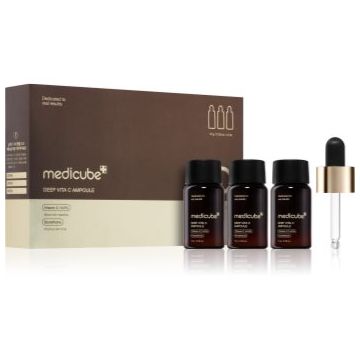 Medicube Deep Vita C Ampoule 2.0. fiolă pentru uniformizarea nuantei tenului