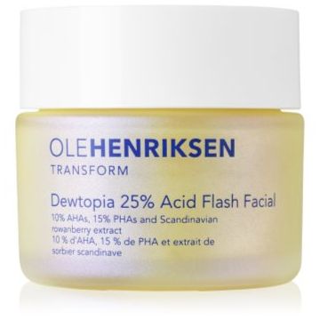 OLEHENRIKSEN Transform Dewtopia 25% Acid Flash Facial masca pentru exfoliere