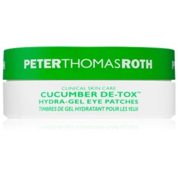 Peter Thomas Roth Cucumber De-Tox Hydra-Gel Eye Patches Masca gel hidratanta pentru ochi