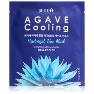 Petitfée Agave Cooling mască intensă cu hidrogel pentru netezirea pielii